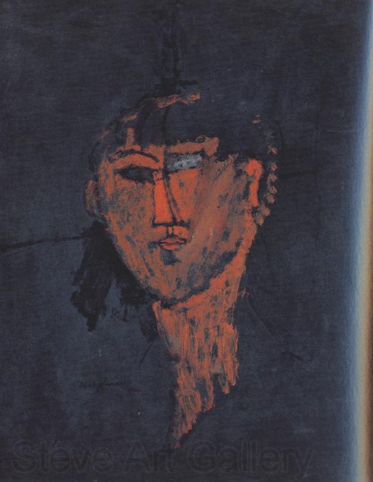 Amedeo Modigliani Head of a young Woman (mk39)